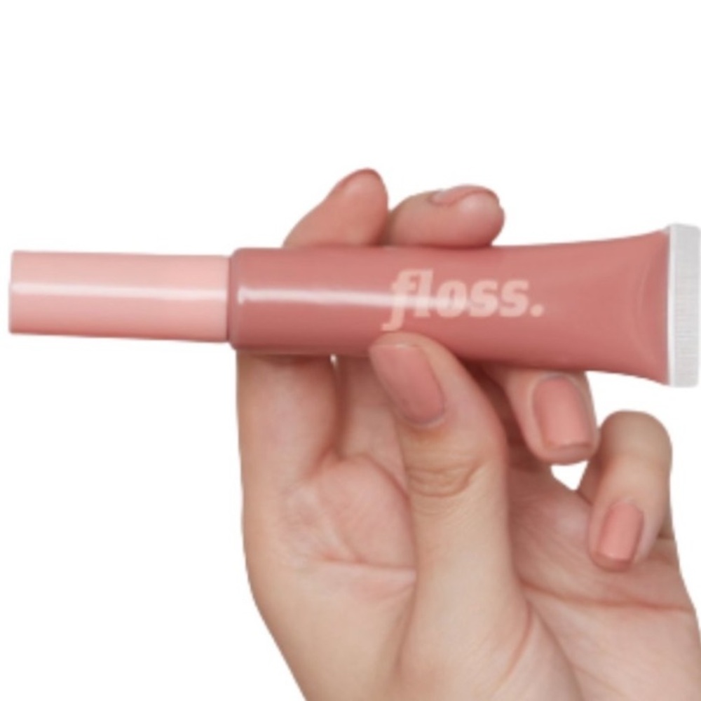 💕🎁NIB Beauty Floss Lip Gloss - Nude Pink LAX